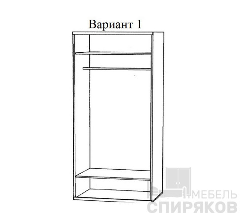Шкаф "Бали Люкс 2-х створчатый"