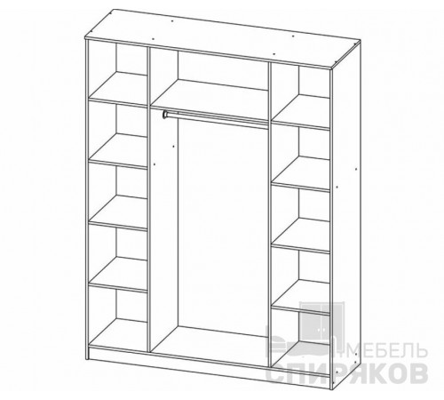 Шкаф "Бали Люкс 4-х створчатый"