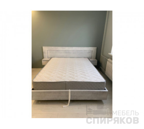 Кровать "Алисинья" парящая, внутри с ящиками