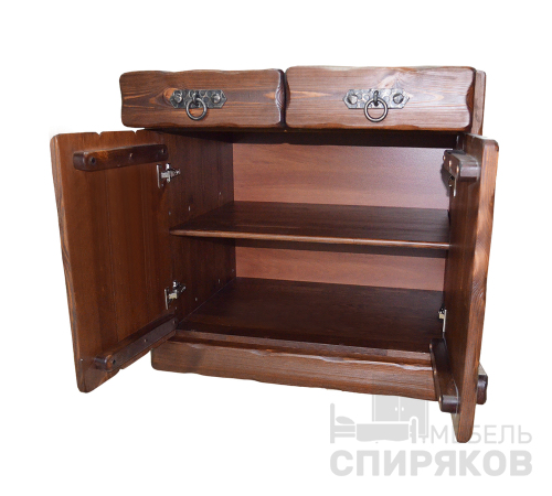 Ящик напольный "Барин" (2 ящика, 2 двери)- брашированный