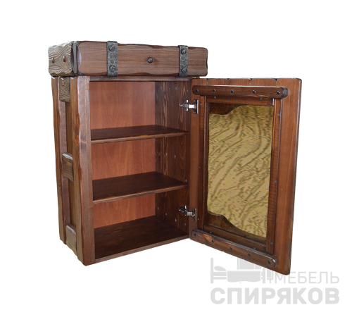 Ящик навесной "Медведь" (1 дверь)- брашированный