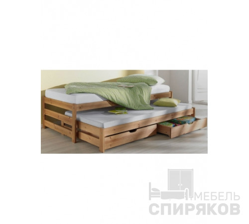Кровать Ария выкатная двухъярусная