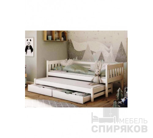 Кровать Глафира выкатная двухъярусная