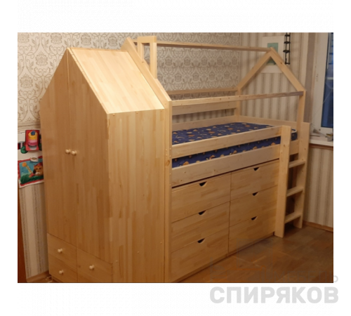 Шкаф домик Бемби