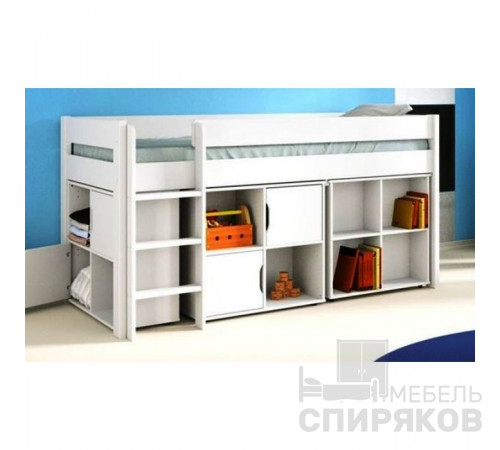 Кровать детская с системой хранения Сандриния