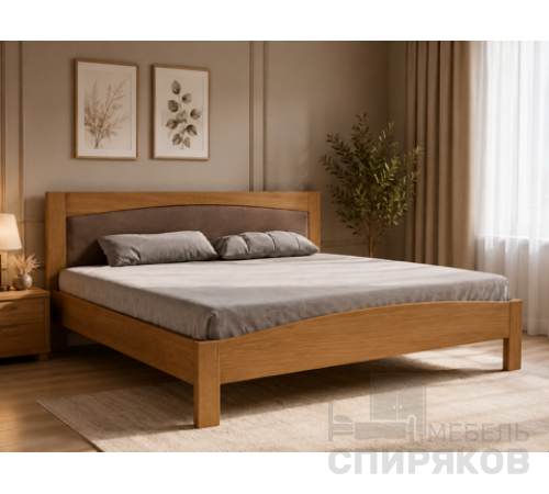 Кровать "Селена" с мягкой вставкой